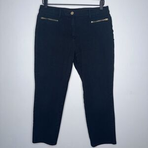 Chico’s Women’s So Slimming Cropped Ankle Jeans Black Size 1 Medium